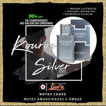 Perfume Similar Gadis 642 Inspirado em Kouros Silver Contratipo
